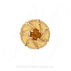 GS439 CIT - 14 Karat Gold Citrine Slide 